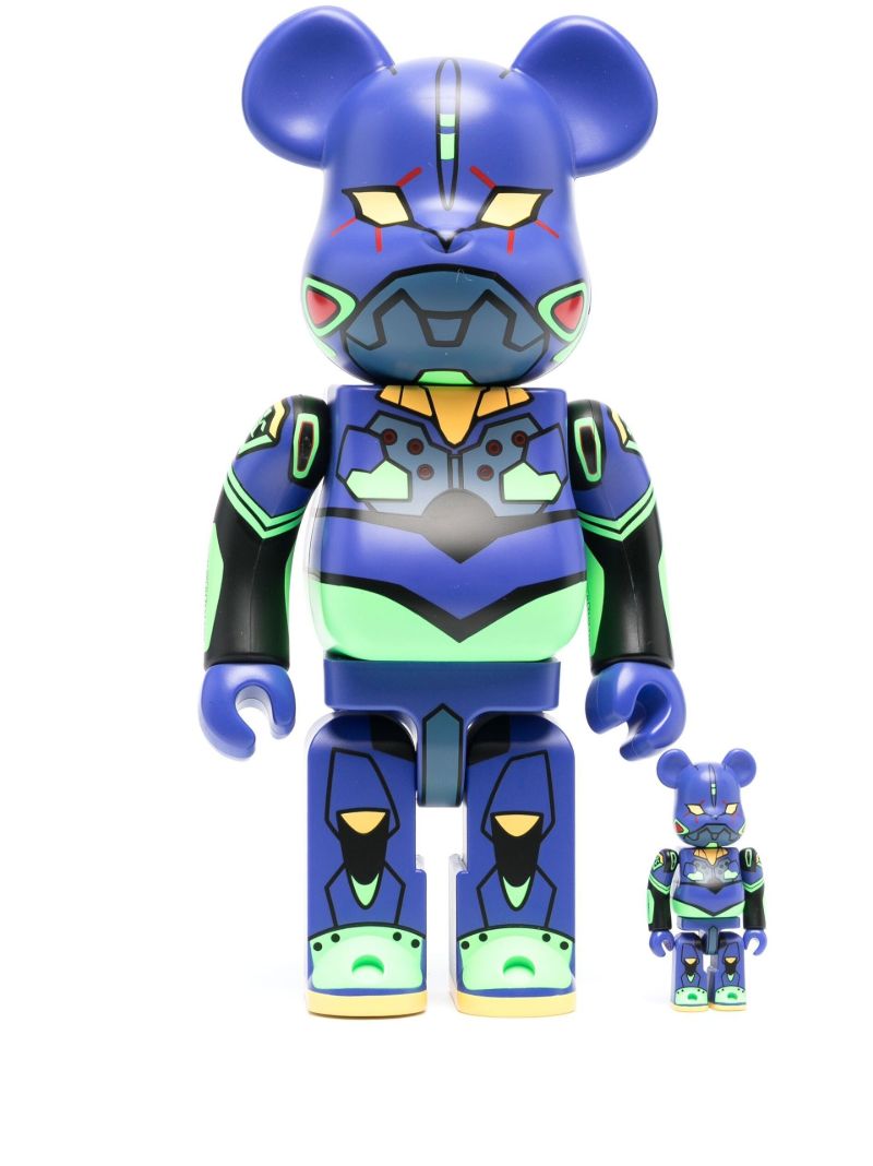X Evangelion Blue Be@rbrick Set