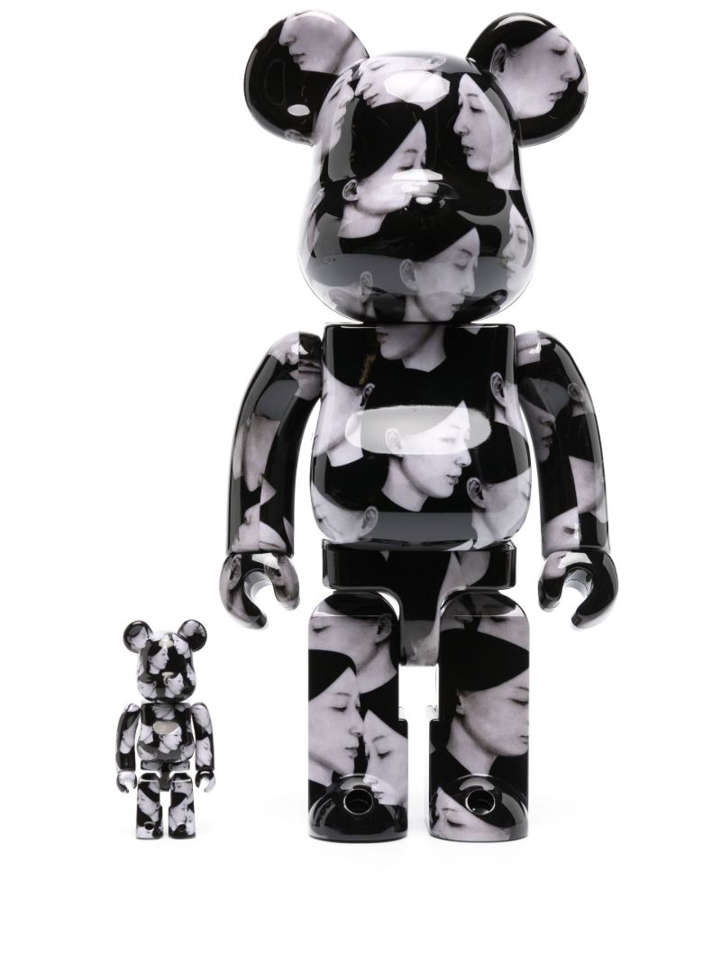 Black Be@rbrick Yohji Yamamoto X Suzume Uchida X S.h.i.p 100% and 400% Set