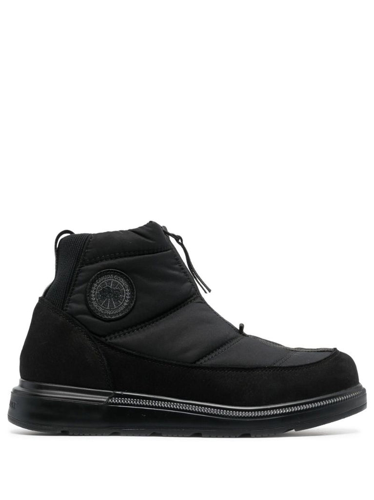 Black Cypress Quilted Boots