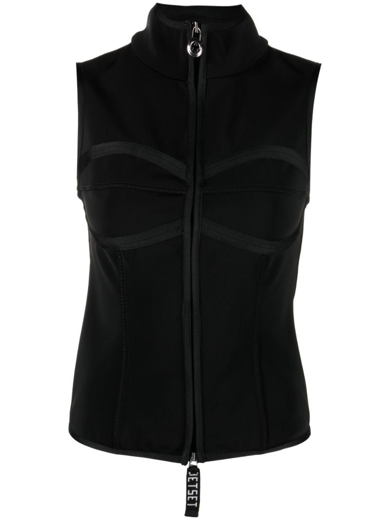 Black Vanessa Ski Gilet