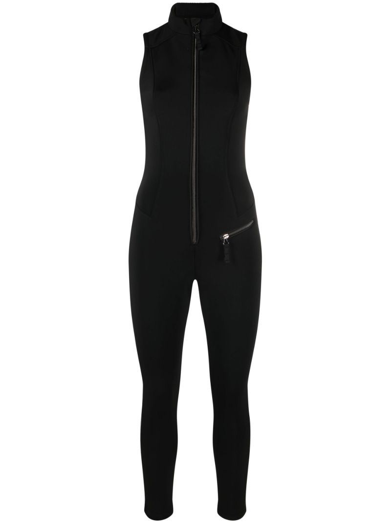 Black Domina Zipped Ski Suit