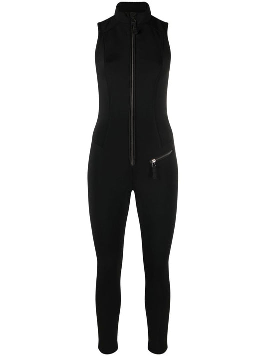 Black Domina Zipped Ski Suit