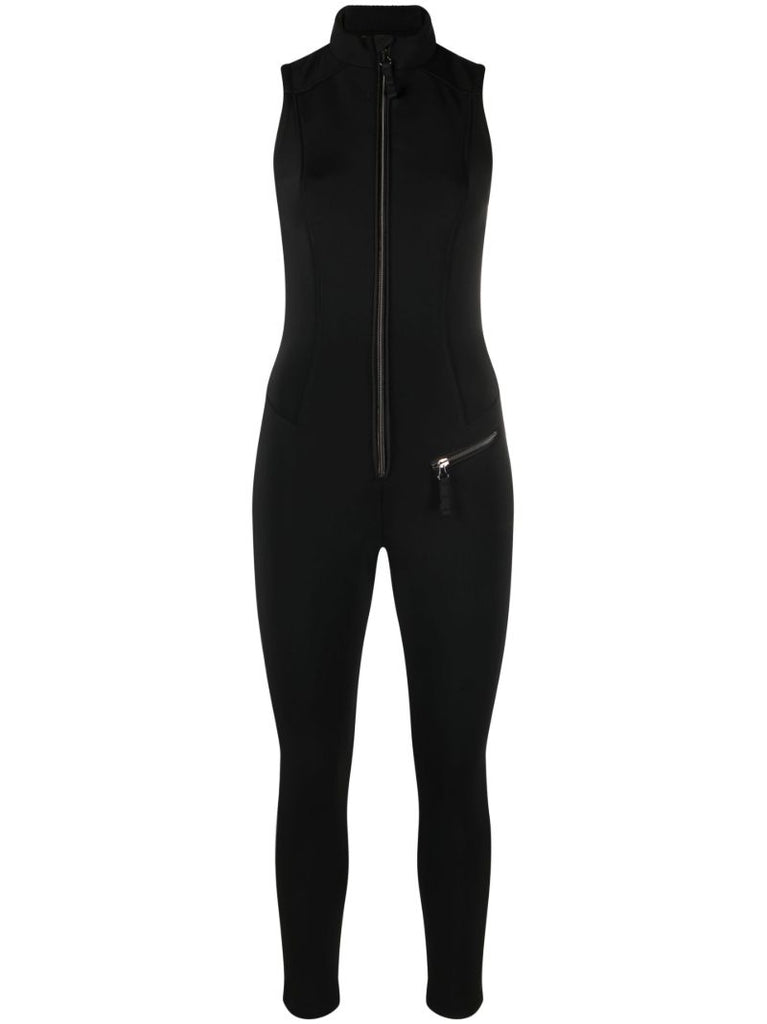 Black Domina Zipped Ski Suit