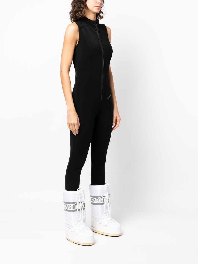 Black Domina Zipped Ski Suit