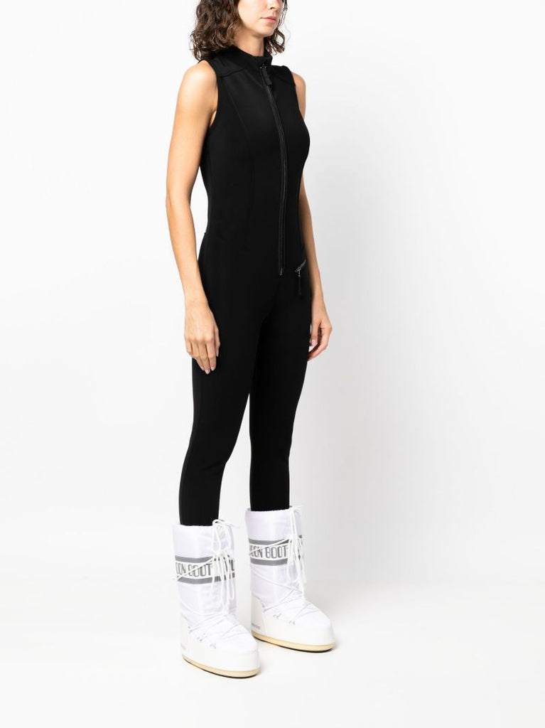 Black Domina Zipped Ski Suit