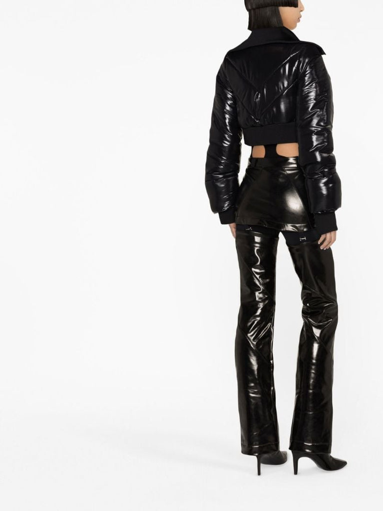 Black Marge High-shine Ski Trousers