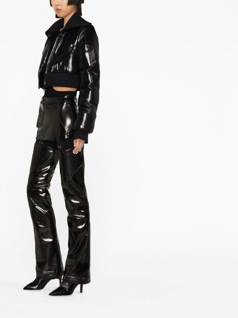 Black Marge High-shine Ski Trousers
