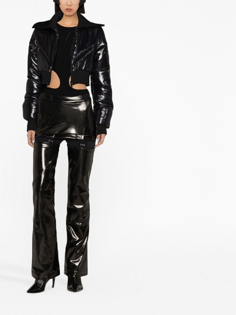 Black Bunny Cropped Ski Jacket
