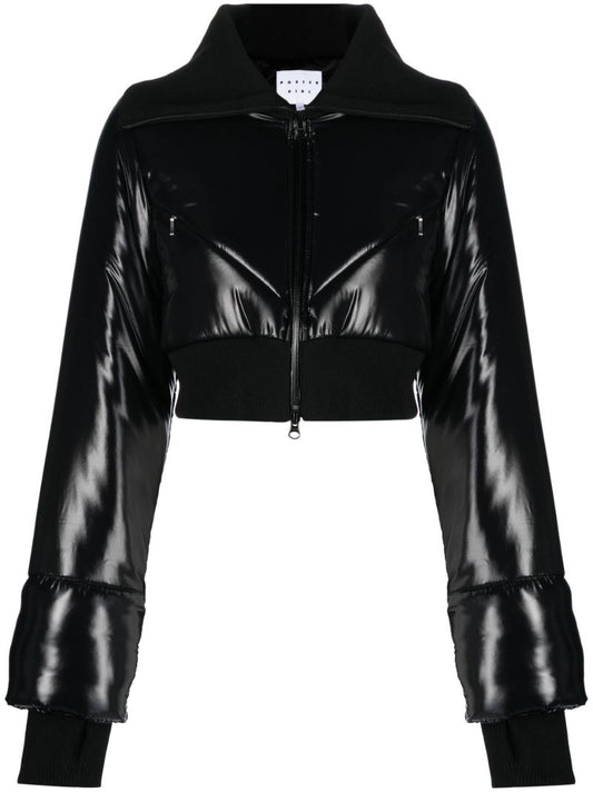 Black Bunny Cropped Ski Jacket