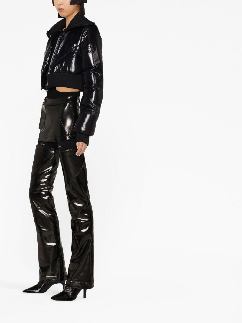 Black Bunny Cropped Ski Jacket