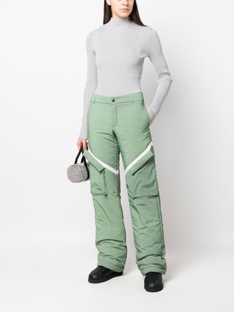 Green Karina Reflective Ski Trousers