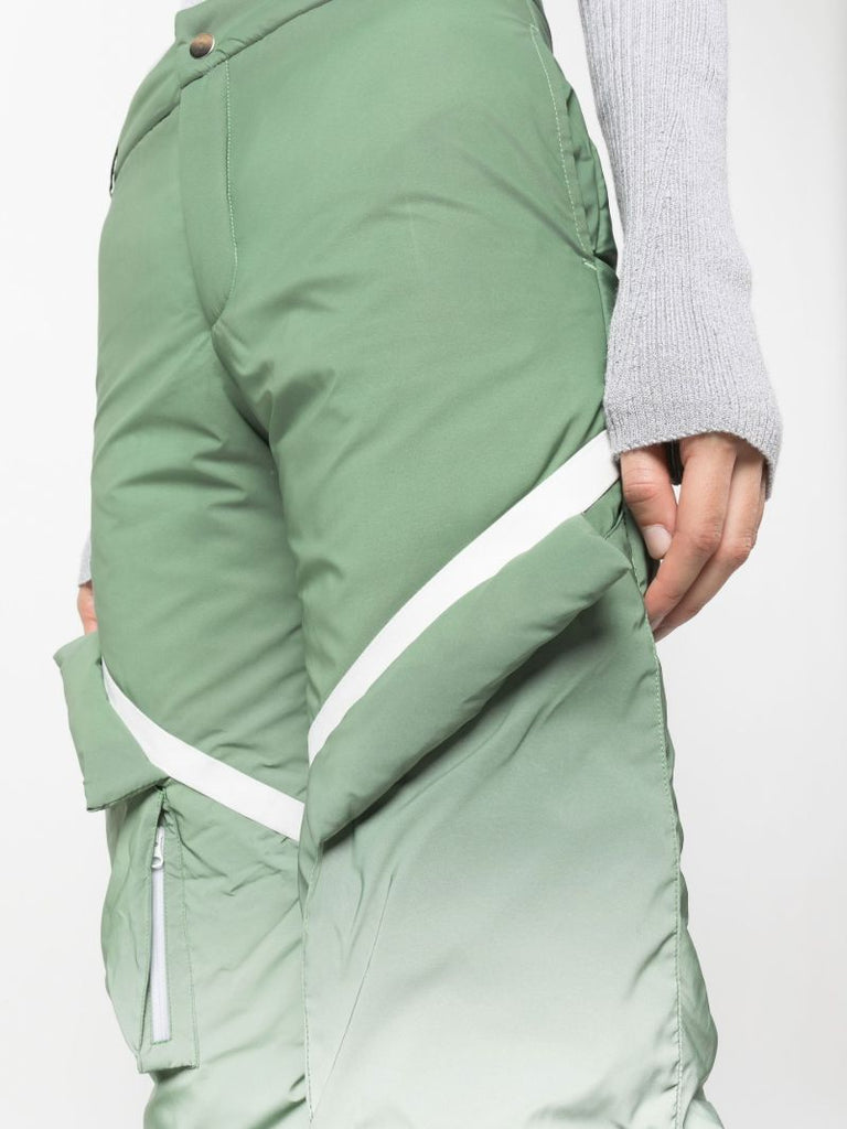 Green Karina Reflective Ski Trousers