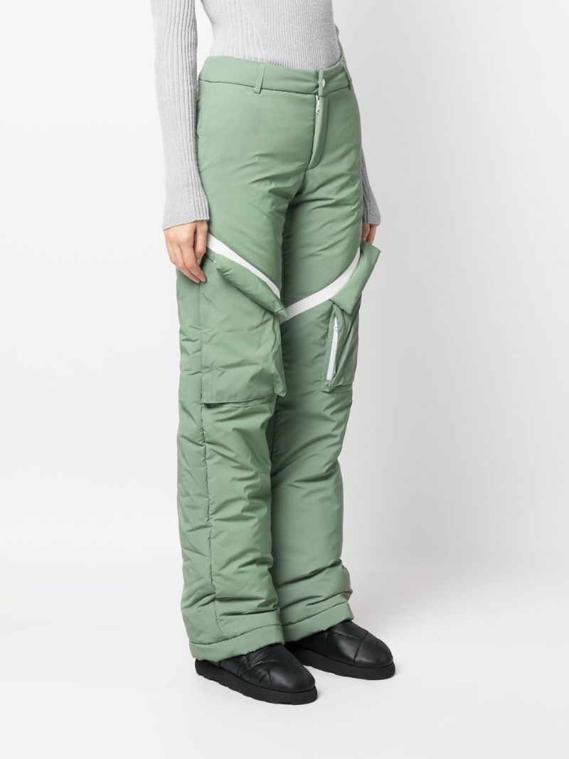 Green Karina Reflective Ski Trousers