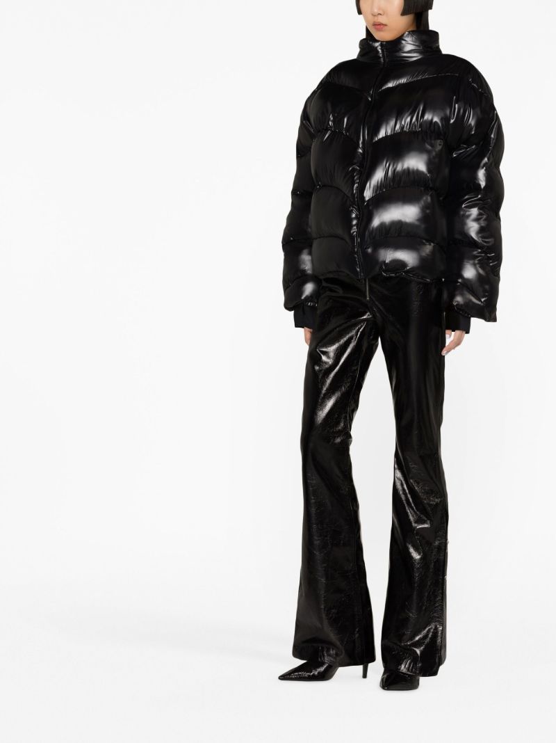 Black Padded Ski Jacket