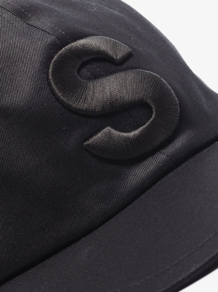 Black S Logo Baseball Cap