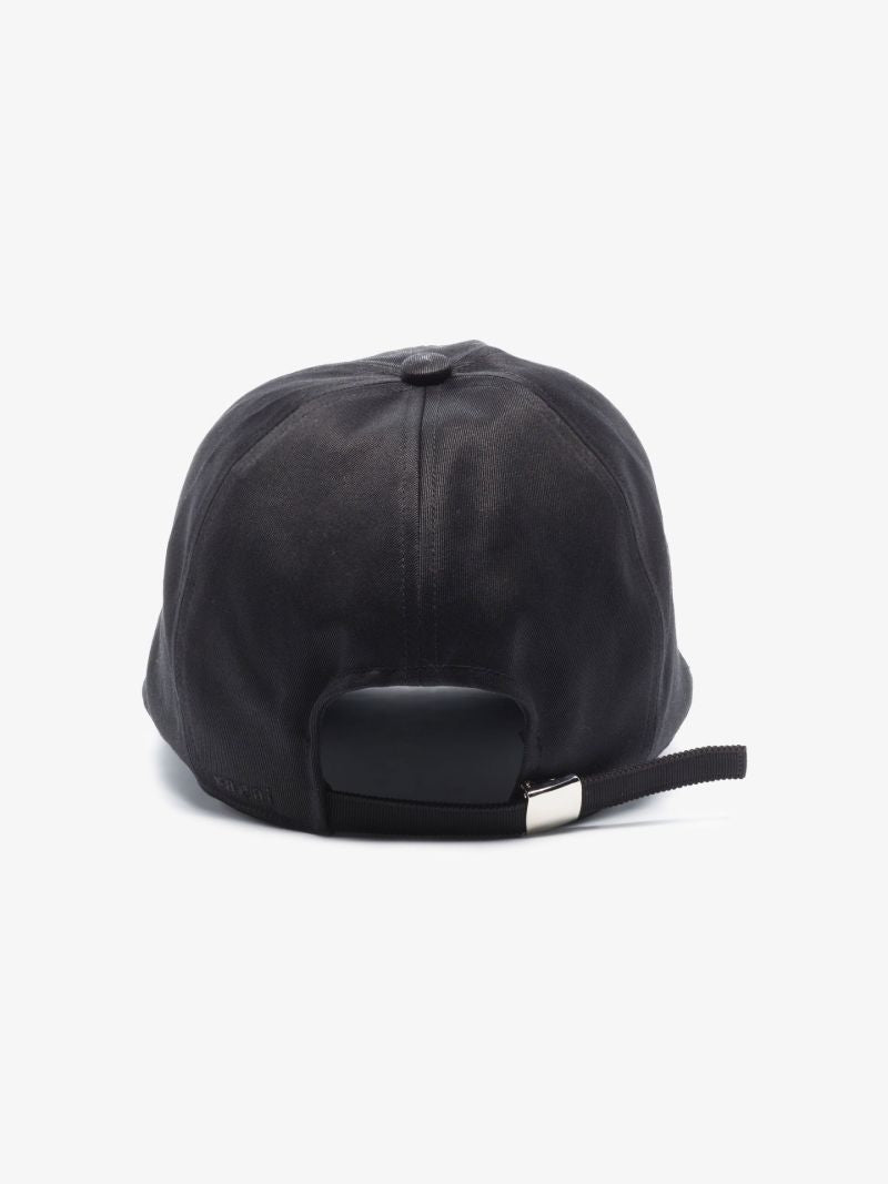Black S Logo Baseball Cap
