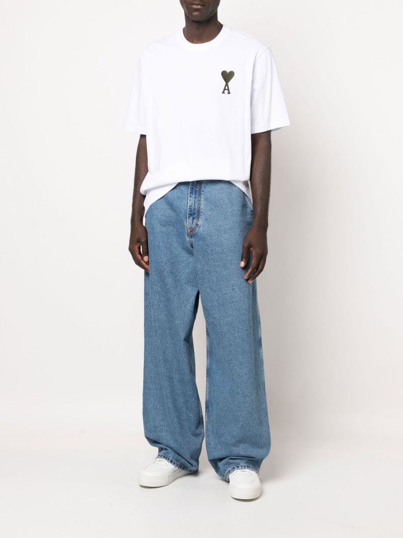 White Ami De CÃ_x0085_â_x0080__x009c_ur Organic Cotton T-shirt