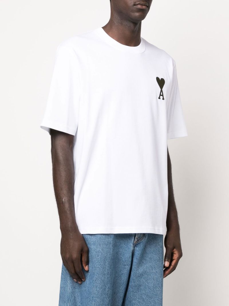 White Ami De CÃ_x0085_â_x0080__x009c_ur Organic Cotton T-shirt