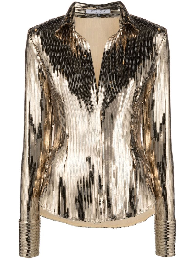 Gold-tone Sequinned Shirt