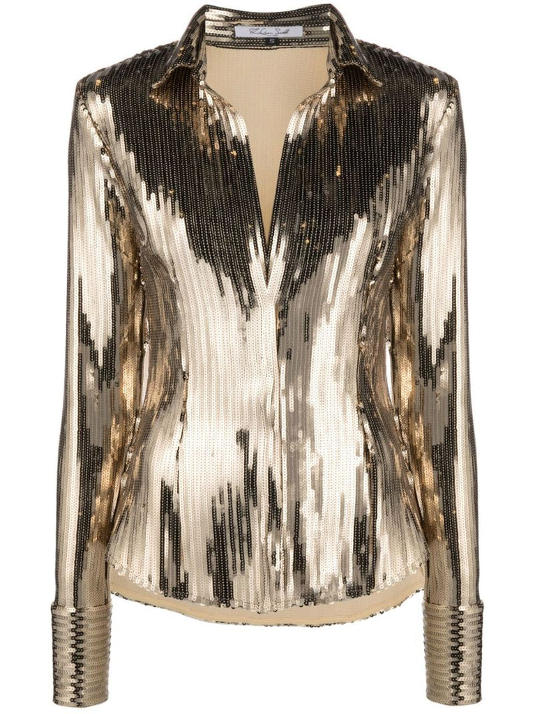 Gold-tone Sequinned Shirt