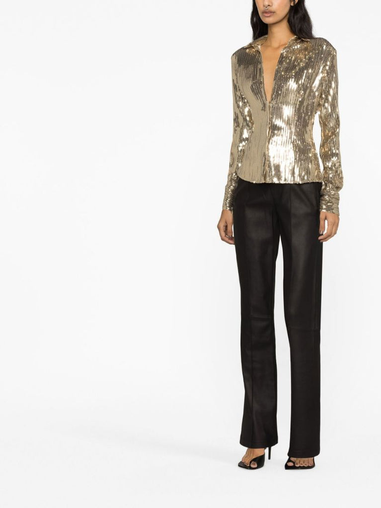Gold-tone Sequinned Shirt
