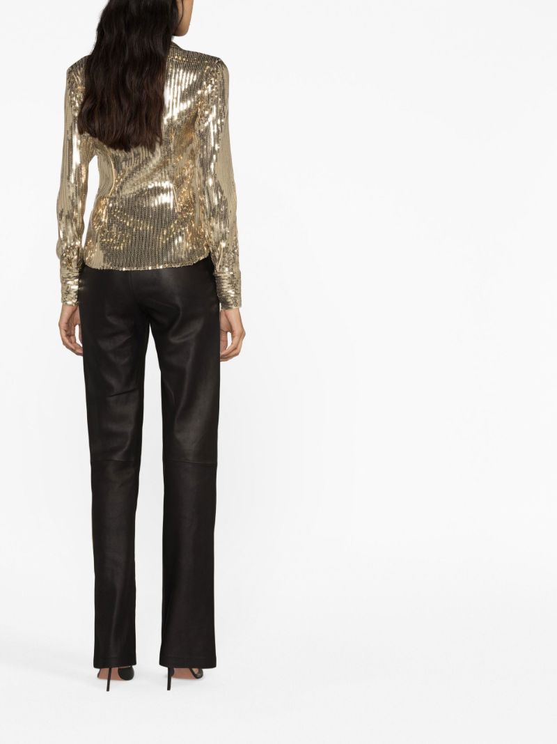 Gold-tone Sequinned Shirt