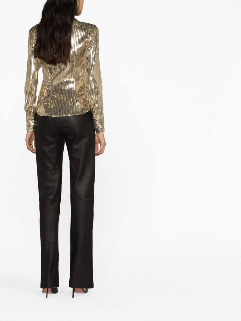 Gold-tone Sequinned Shirt