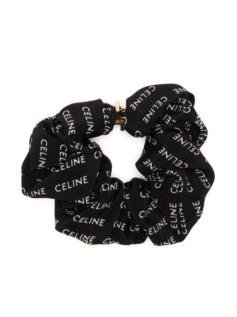 Black Rayure Scrunchy Bracelet