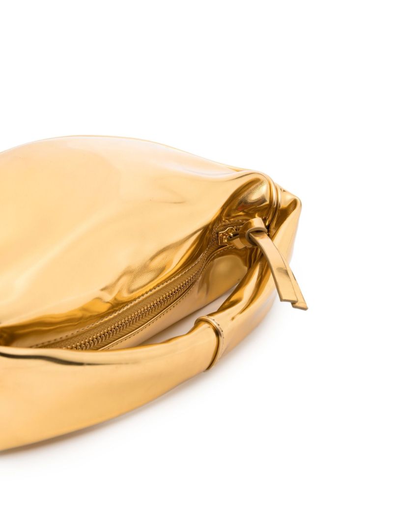 Gold-tone Baby Cush Mirrored Leather Mini Bag