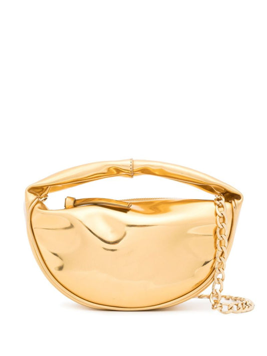 Gold-tone Baby Cush Mirrored Leather Mini Bag