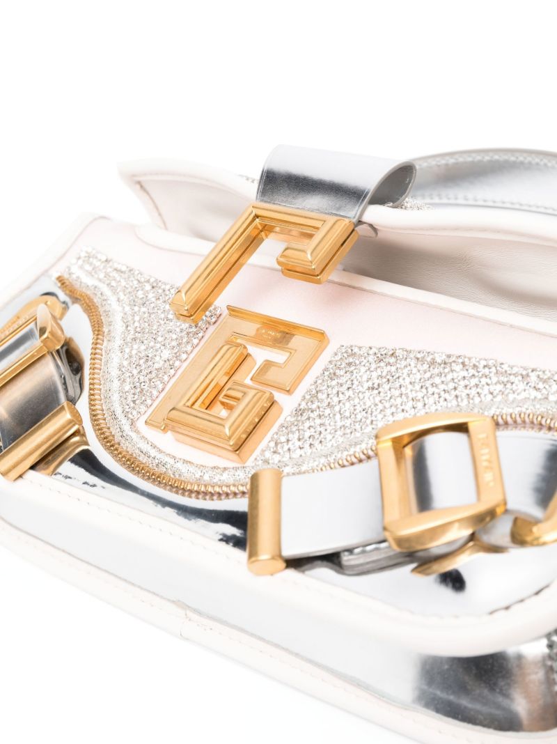 Silver Blaze Embellished Shoulder Bag