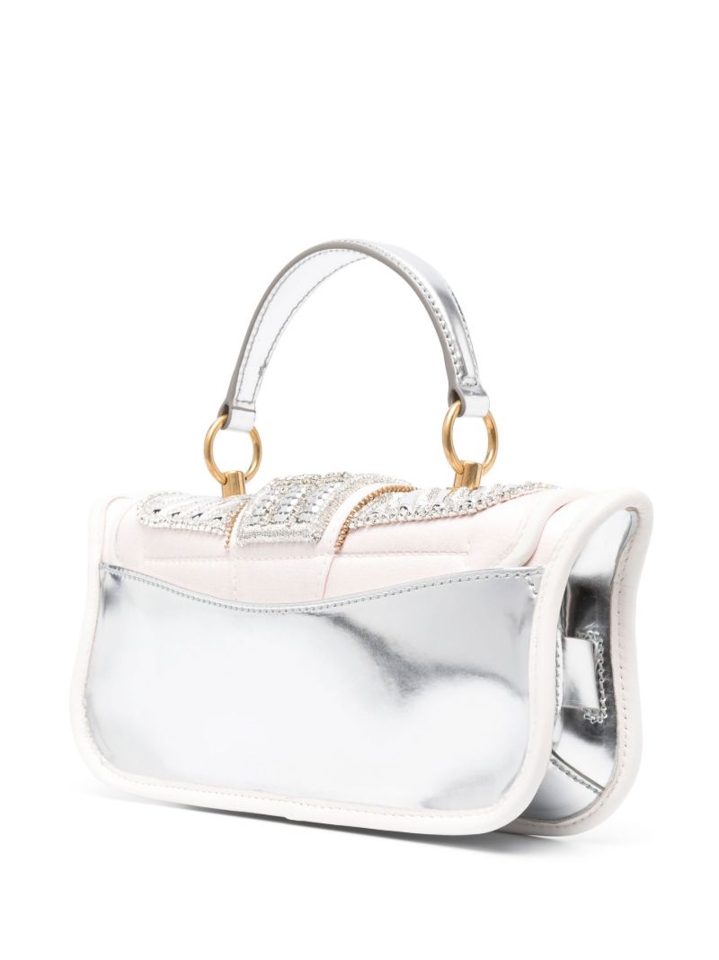 Silver Blaze Embellished Shoulder Bag