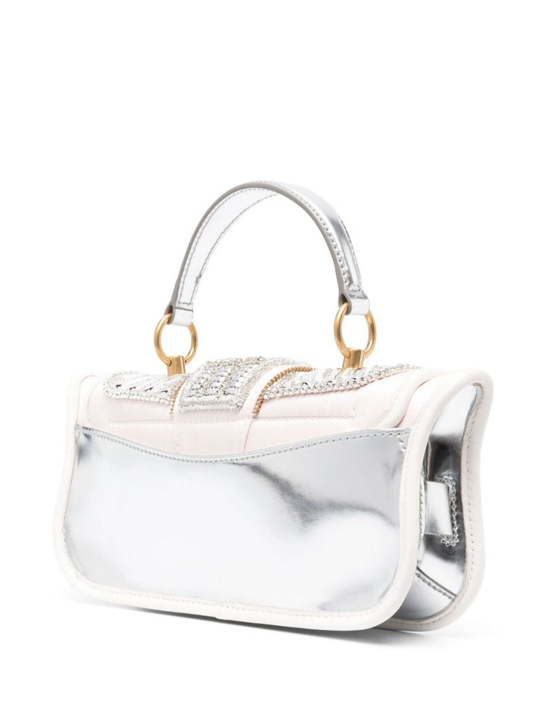Silver Blaze Embellished Shoulder Bag