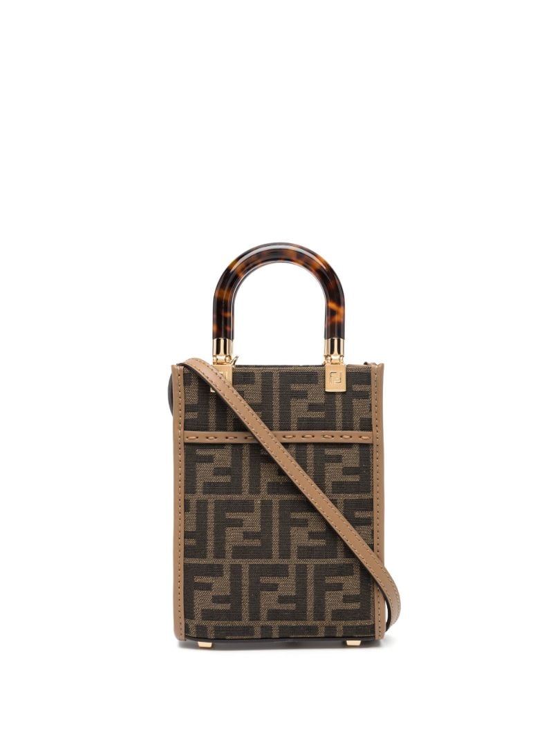 Brown Sunshine Shopper Mini Canvas Tote Bag