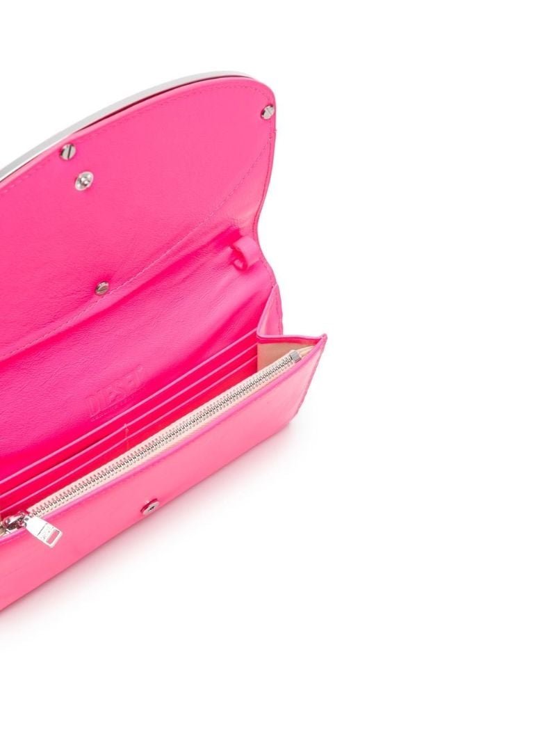 Pink 1dr Logo Plaque Crossbody Bag