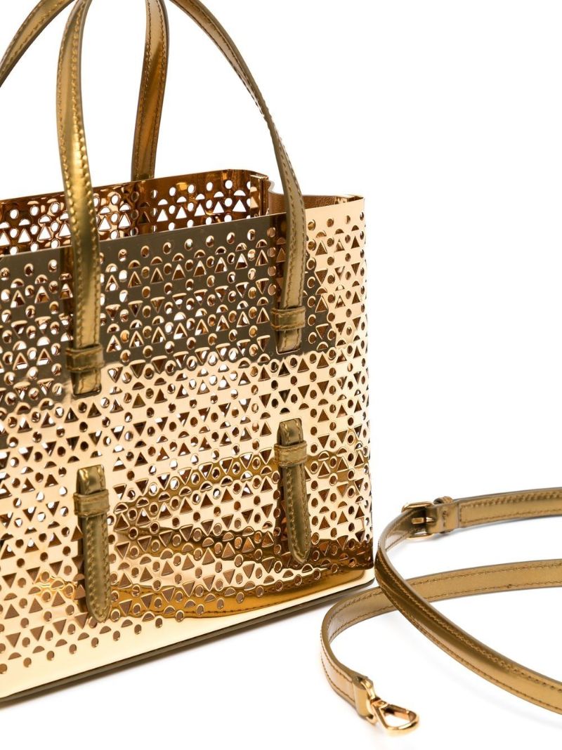 Gold-tone Mina 20 Tote Bag