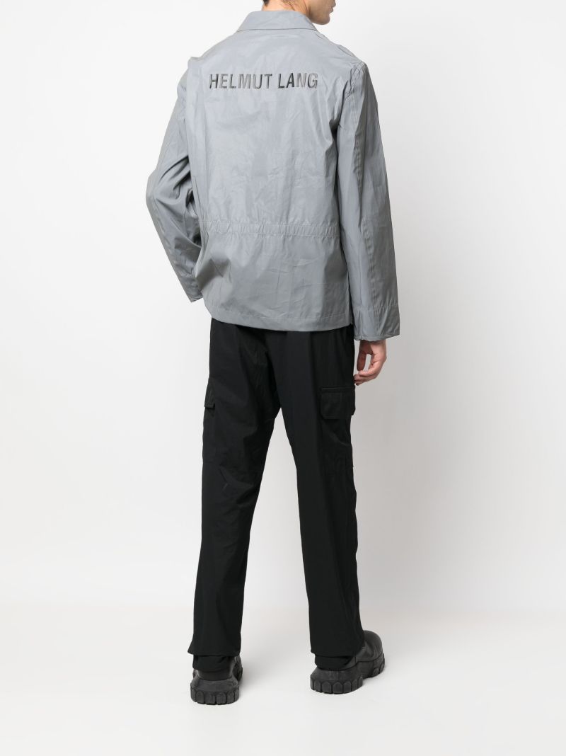 Grey Reflective Coach Jacket