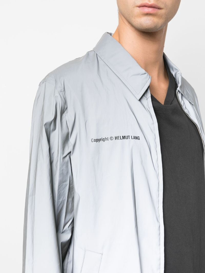 Grey Reflective Coach Jacket