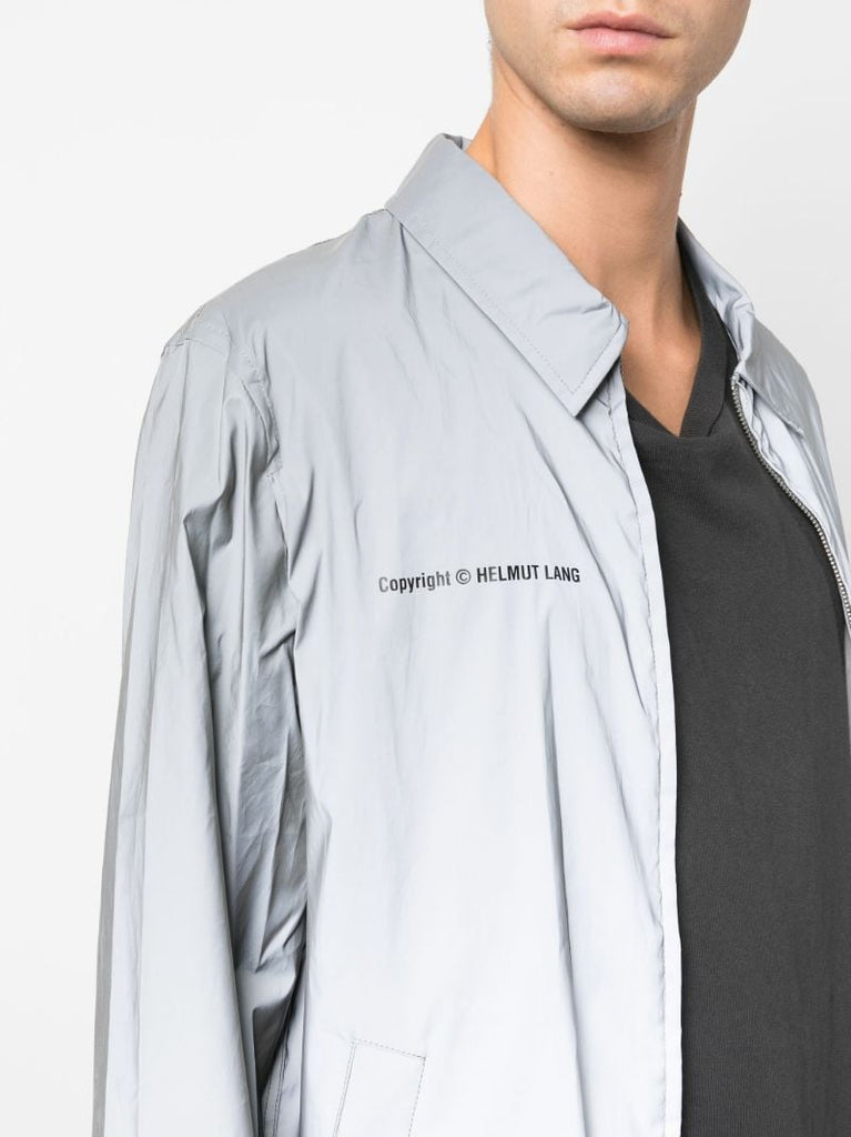 Grey Reflective Coach Jacket