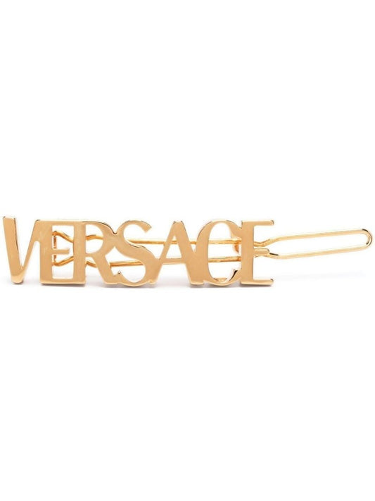 Gold-tone Logo Hair Clip