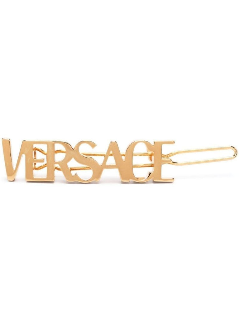 Gold-tone Logo Hair Clip