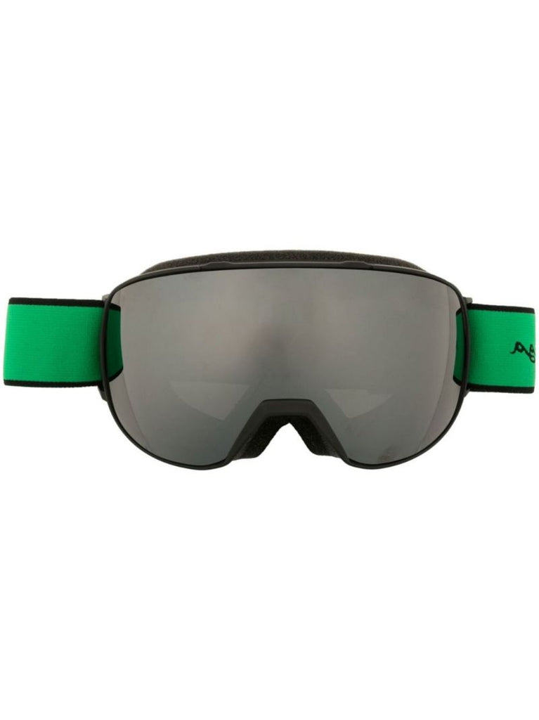Black Mirrored Ski Goggles