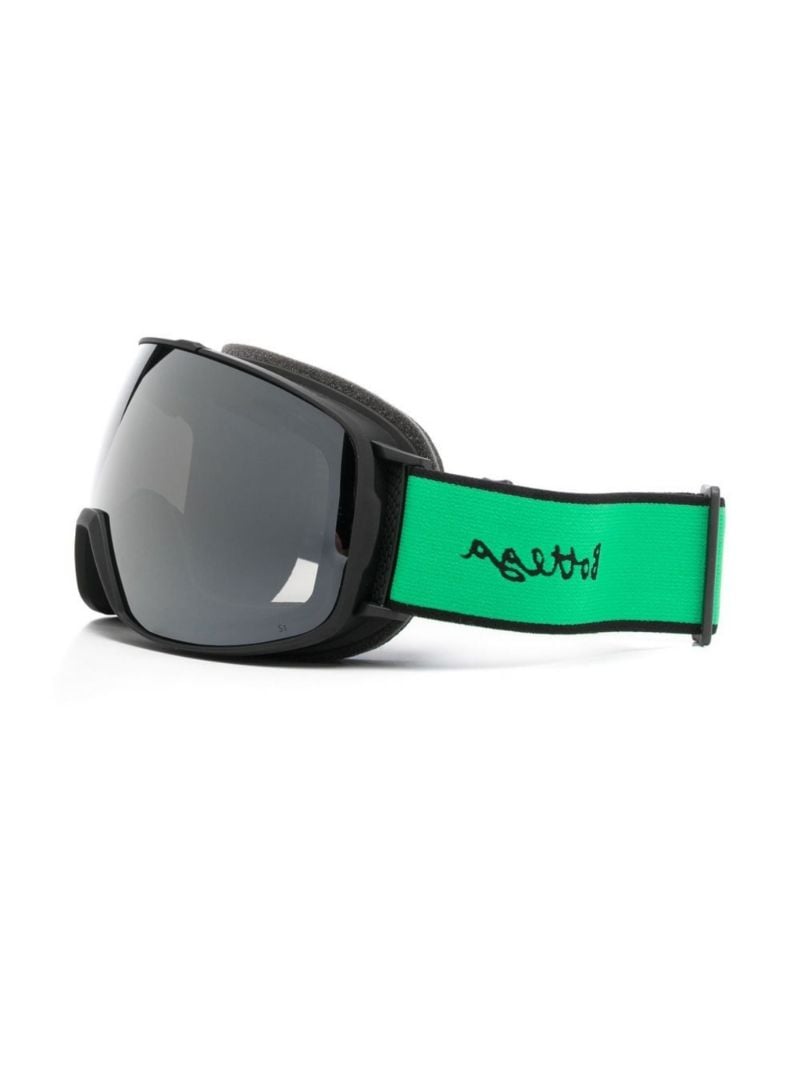 Black Mirrored Ski Goggles