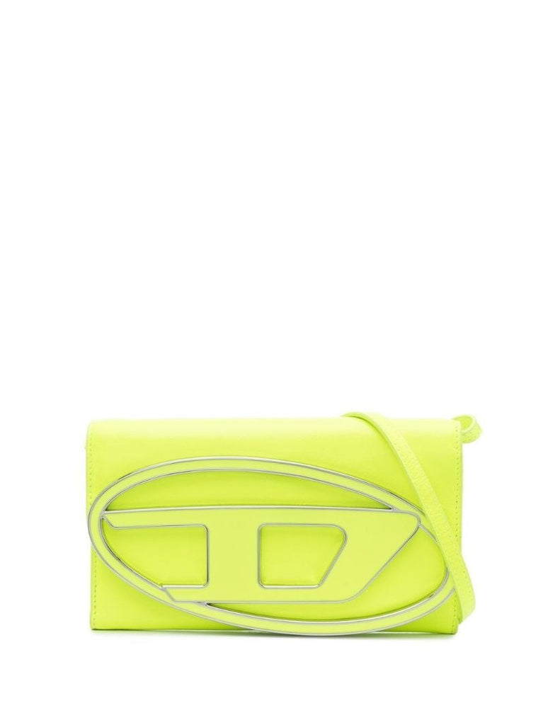 Green 1dr Leather Cross Body Bag