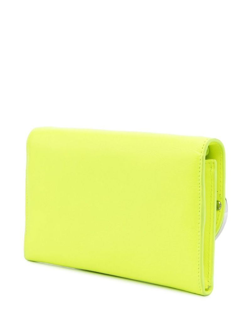 Green 1dr Leather Cross Body Bag