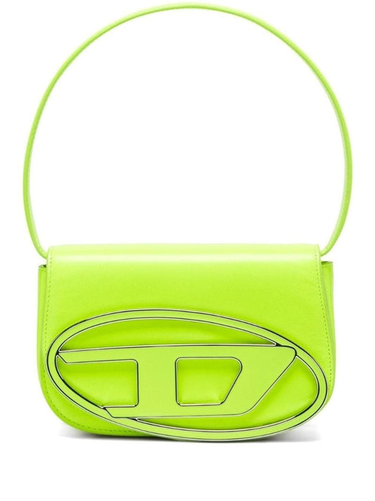 Green 1dr Leather Shoulder Bag