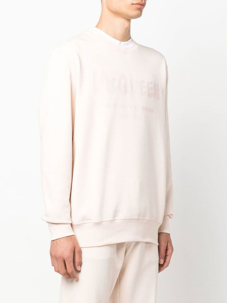 Pink Graffiti Logo Sweatshirt