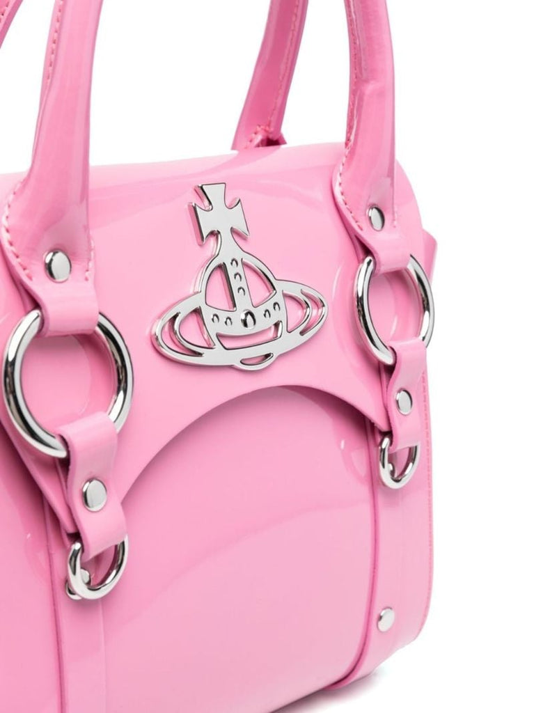 Pink Small Betty Orb Plaque Tote Bag