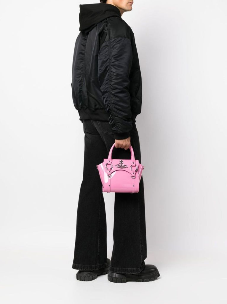 Pink Small Betty Orb Plaque Tote Bag