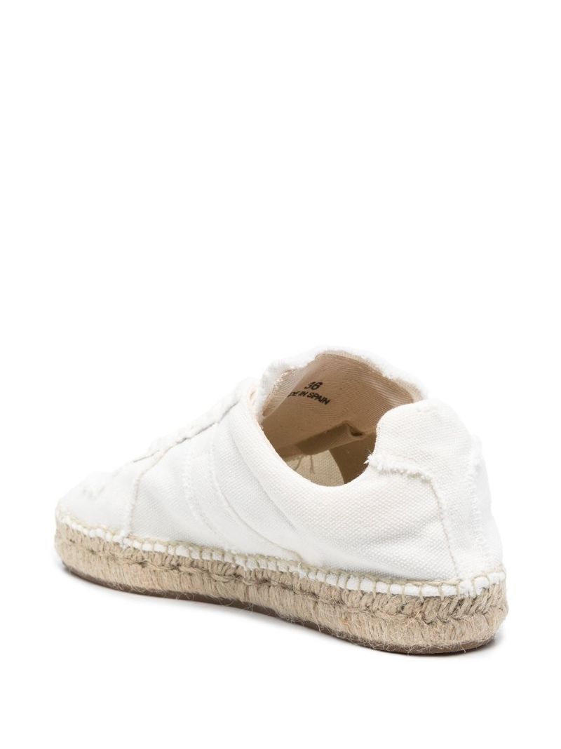 White Replica Espadrille Sneakers